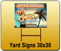 Yard Signs & Magnetic Business Cards - Yard Signs 30x30